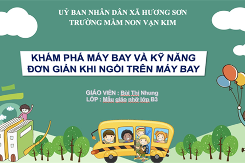 Khám phá máy bay lớp B3- Năm học 2025-2026